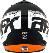 Casco AFX FX-17Y - Attack - Negro mate/Naranja - Pequeño 0111-1405 