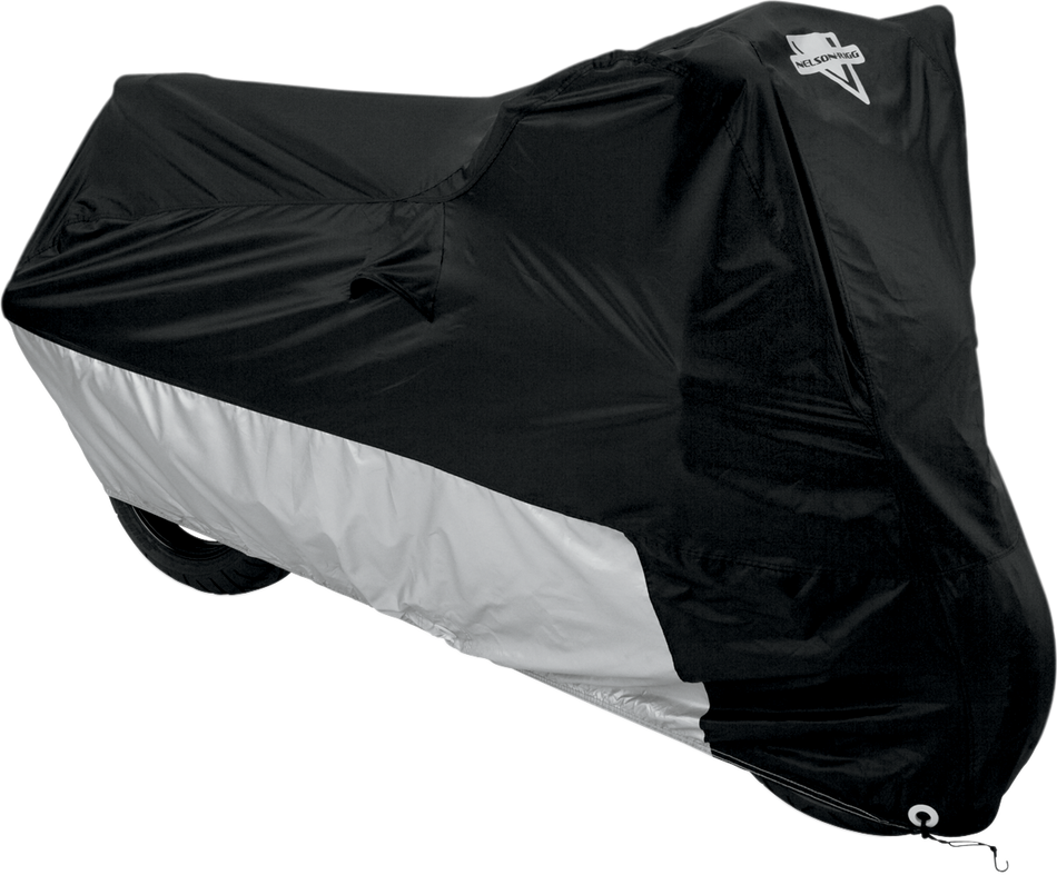 NELSON RIGG Motorcycle Cover - Black/Silver - Extra Large MC-904-04-XL