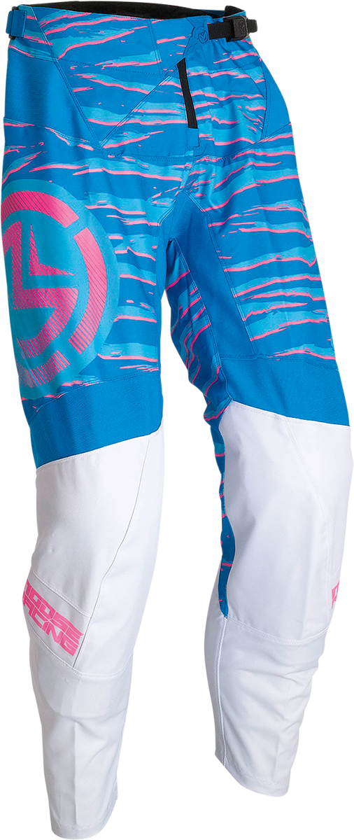 MOOSE RACING Qualifikationshose - Blau/Pink - 38 2901-10013 