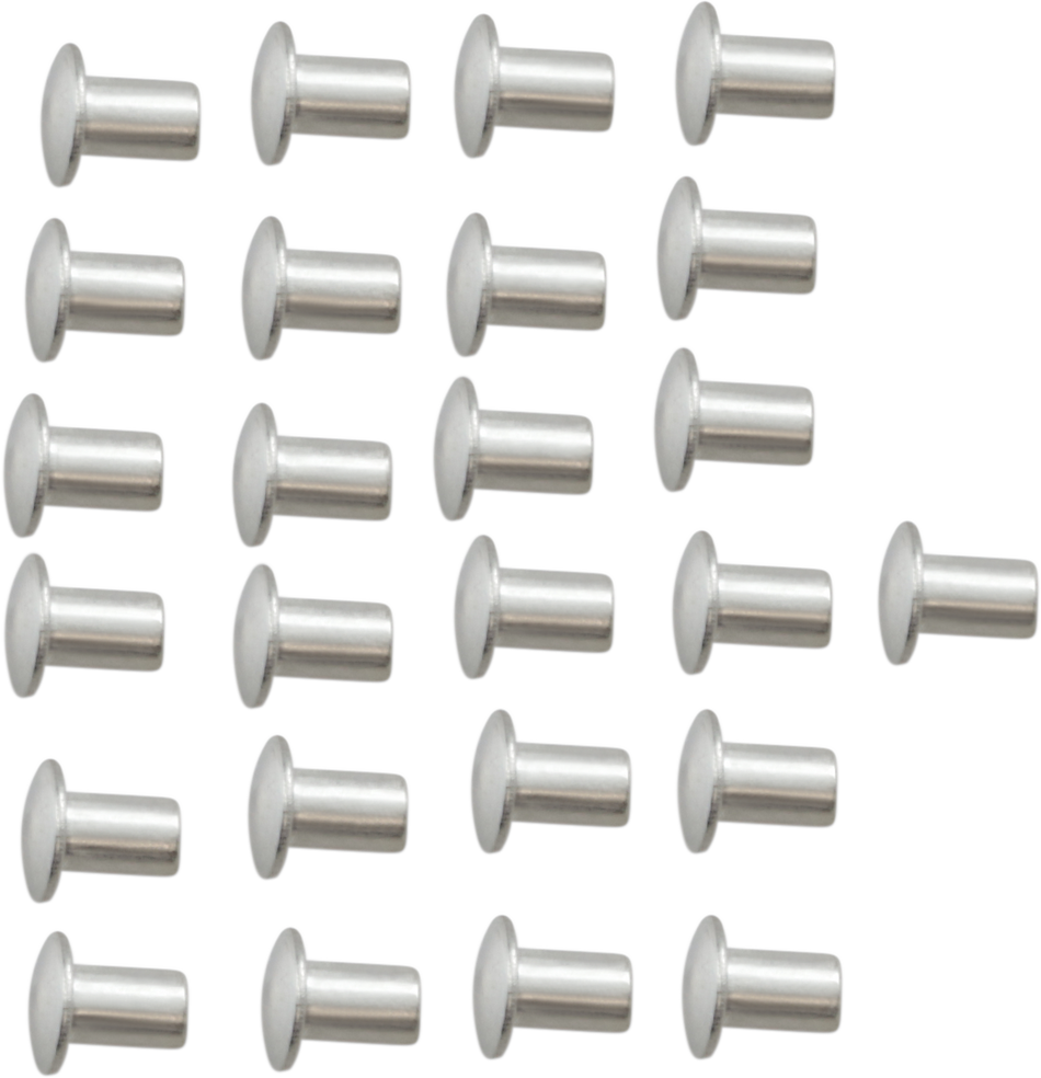 DRAG SPECIALTIES Heavy-Duty Front Fender Rivet - Stainless Steel - 1/4" x 5/15" - 25-Pack 091012-HC3