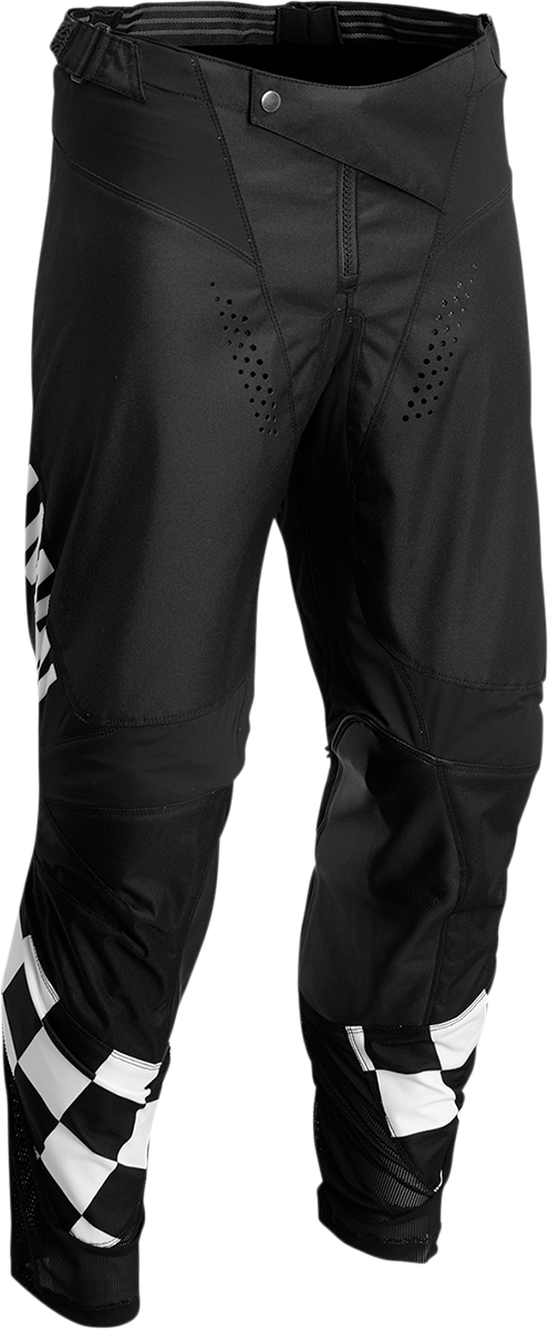 THOR Hallman Differ Cheq Pants - Black/White - 32 2901-9518