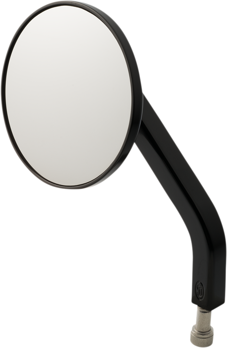 JOKER MACHINE Mirror - No. 7 OE - Side View - Round - Black - Left 03-051-1L