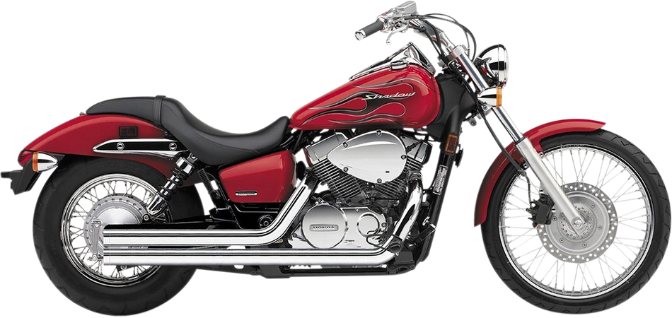 COBRA Streetrod Slashdown Exhaust - Chrome VT750C Shadow 2008-2016 1711T