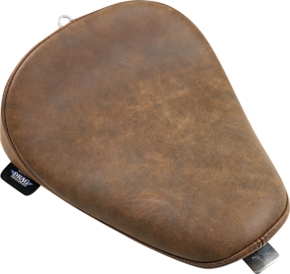 DRAG SPECIALTIES Bobber Solo Seat - Brown - Distressed - '10-'22 XL 0804-0742