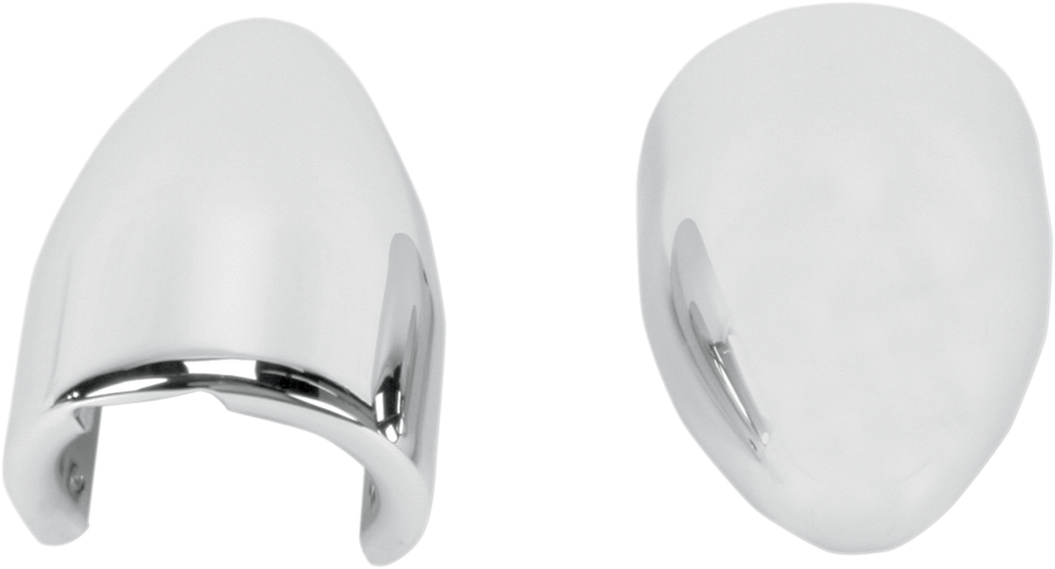 BARON Fork Bullets/Axle Nut Covers - Chrome BA-7800-02