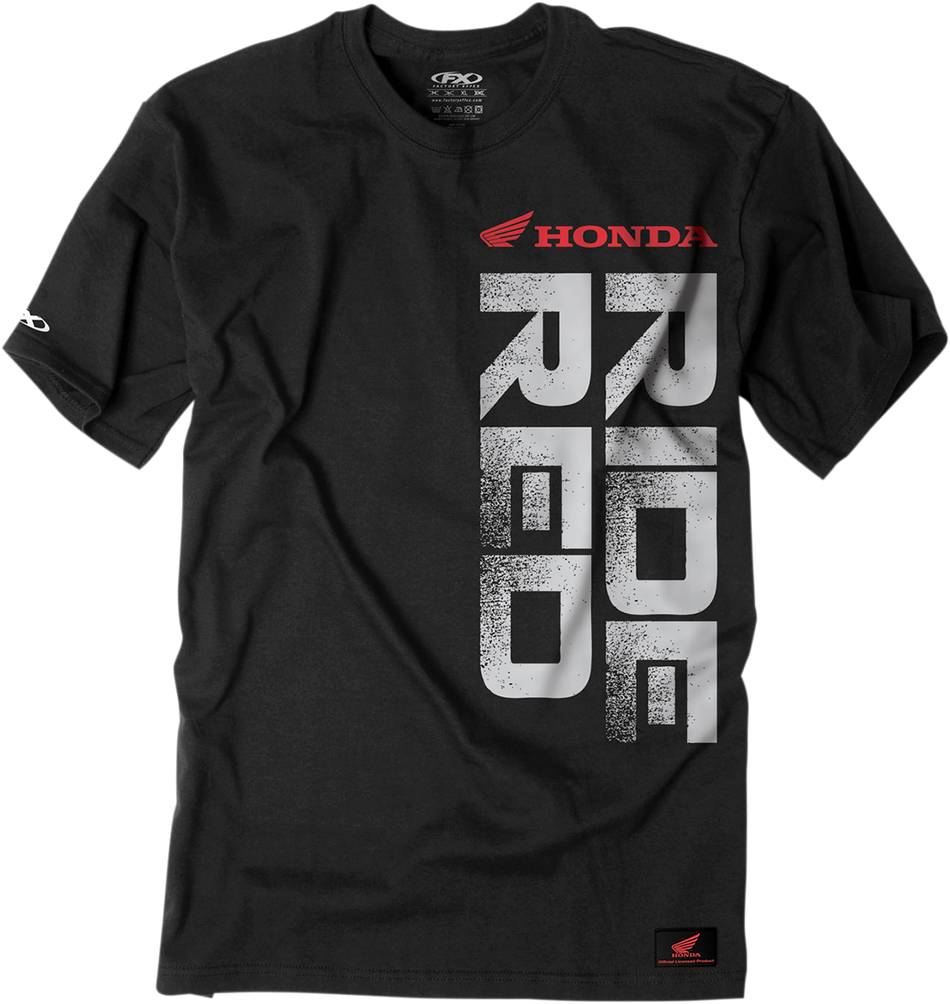 FACTORY EFFEX Honda Ride Red Vertical T-Shirt – Schwarz – Größe L 16-88312 