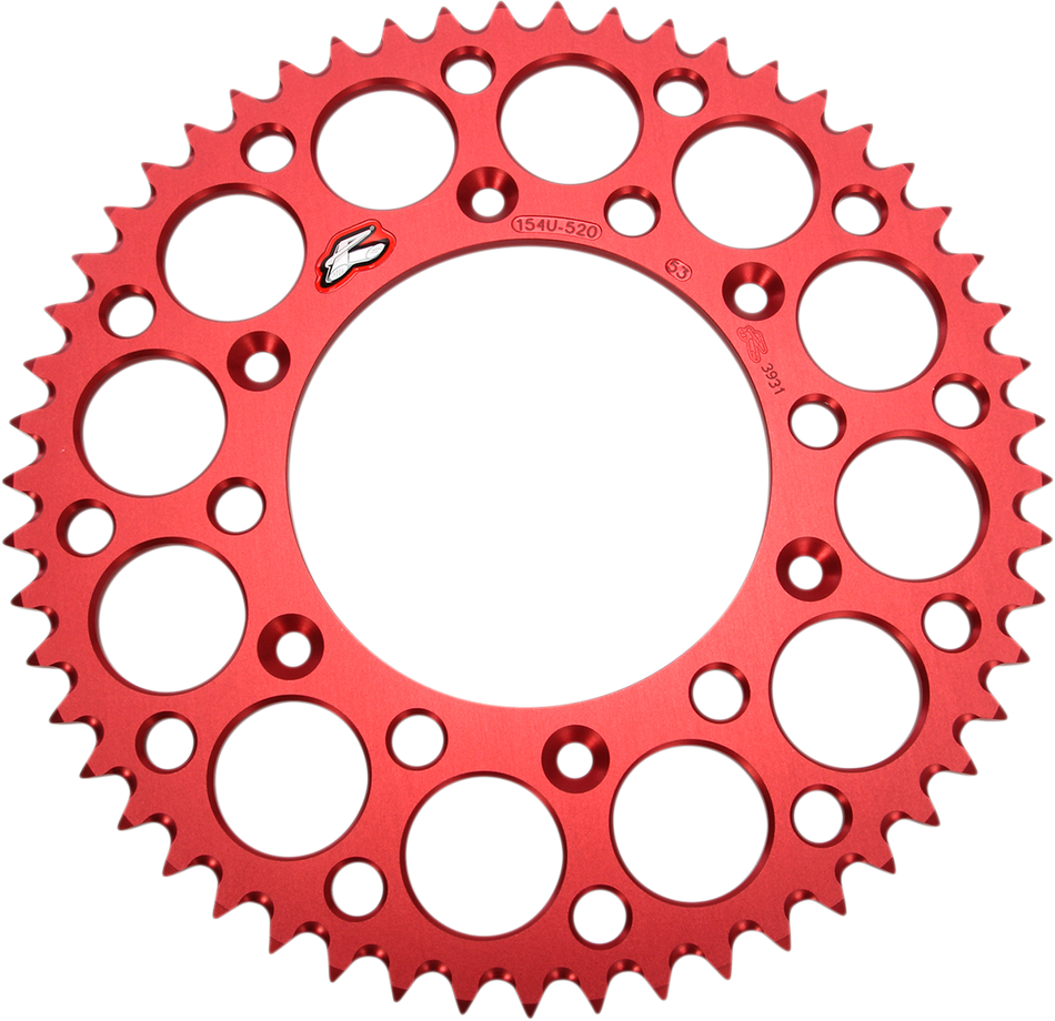 RENTHAL Sprocket - Honda - Red - 53 Tooth 154U-520-53GRRD