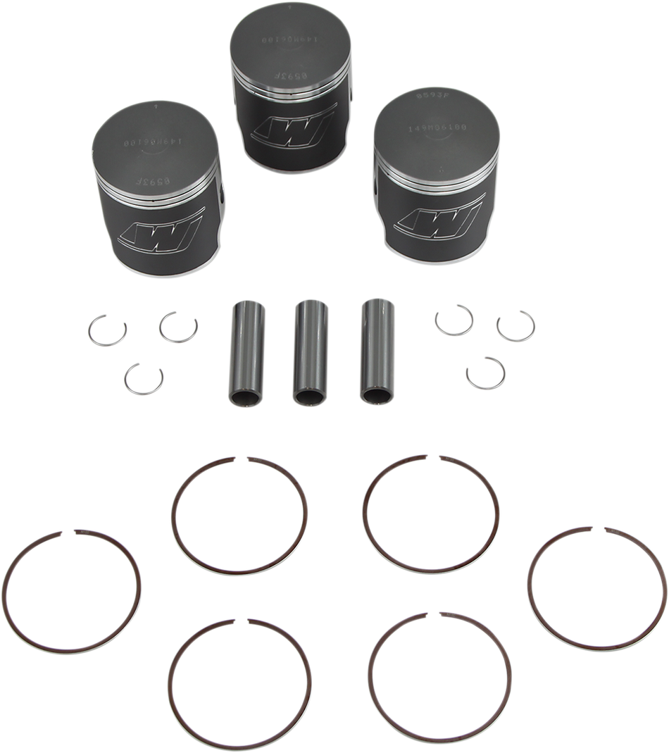 WISECO Piston Kit - Kawasaki 500 - 61.00 mm Forged K102