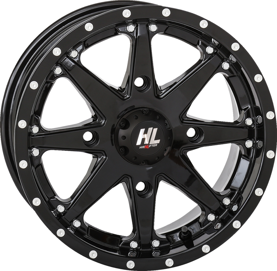 Rueda HIGH LIFTER - HL10 - Delantera/Trasera - Negro brillante - 14x7 - 4/137 - 5+2 (+30 mm) 14HL10-1237