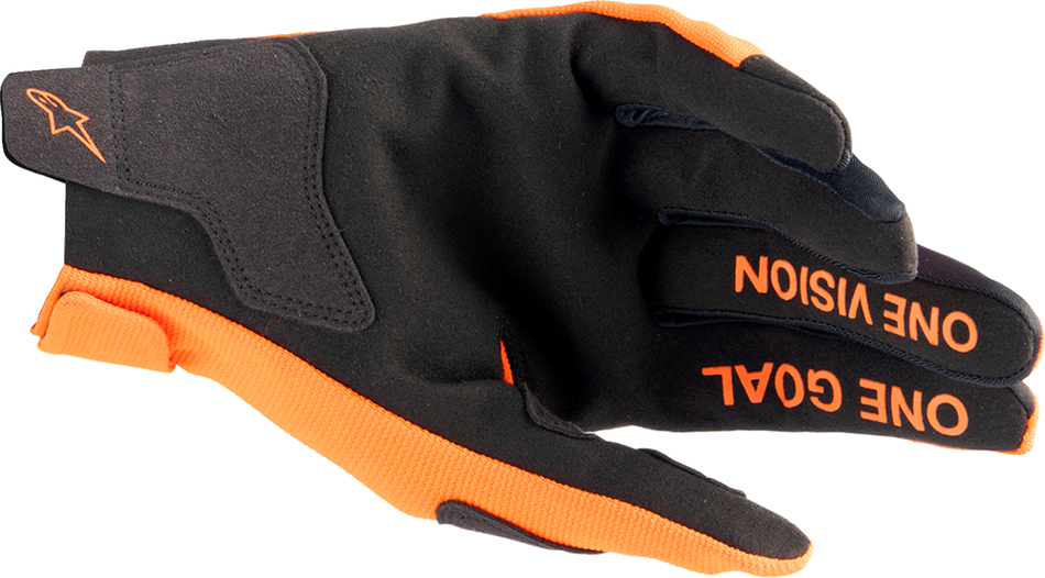 ALPINESTARS Youth Radar Gloves - Hot Orange/Black - Large 3541824-411-L