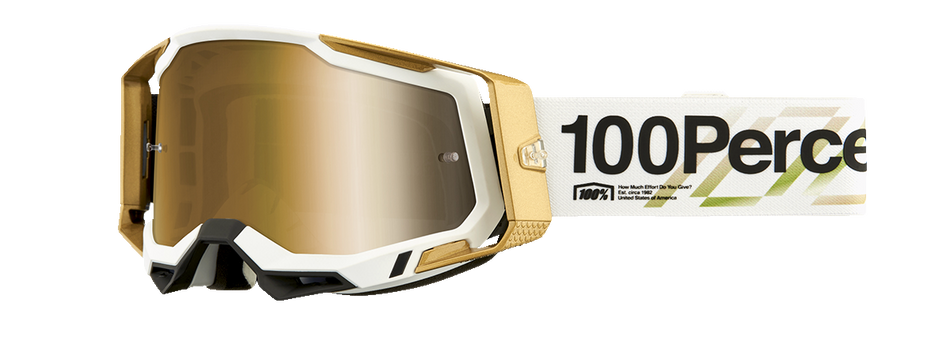 100% Racecraft 2 Schutzbrille - Succession - True Gold Mirror 50010-00026