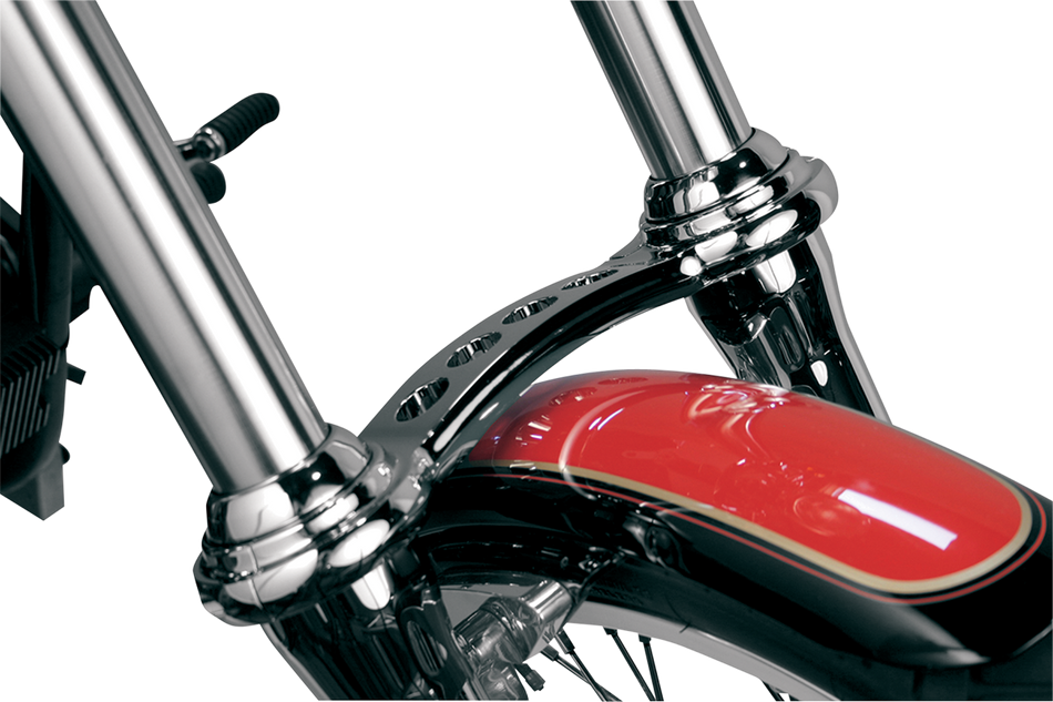 CUSTOM CYCLE ENGINEERING Fork Brace - Chrome - 49 mm - '06-'08 FXDWG | '08-'17 FXDF TB 2649-1 WG