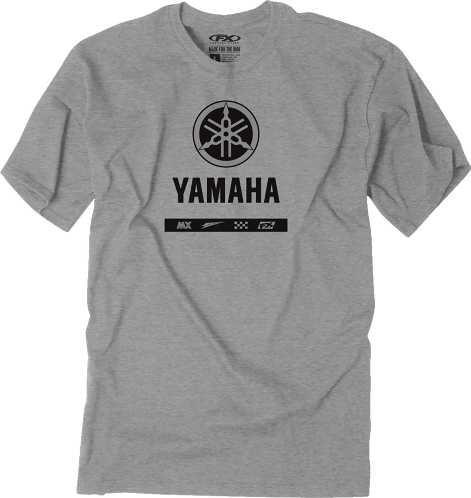 FACTORY EFFEX Yamaha Alpha T-Shirt - Heather Gray - 2XL 27-87238