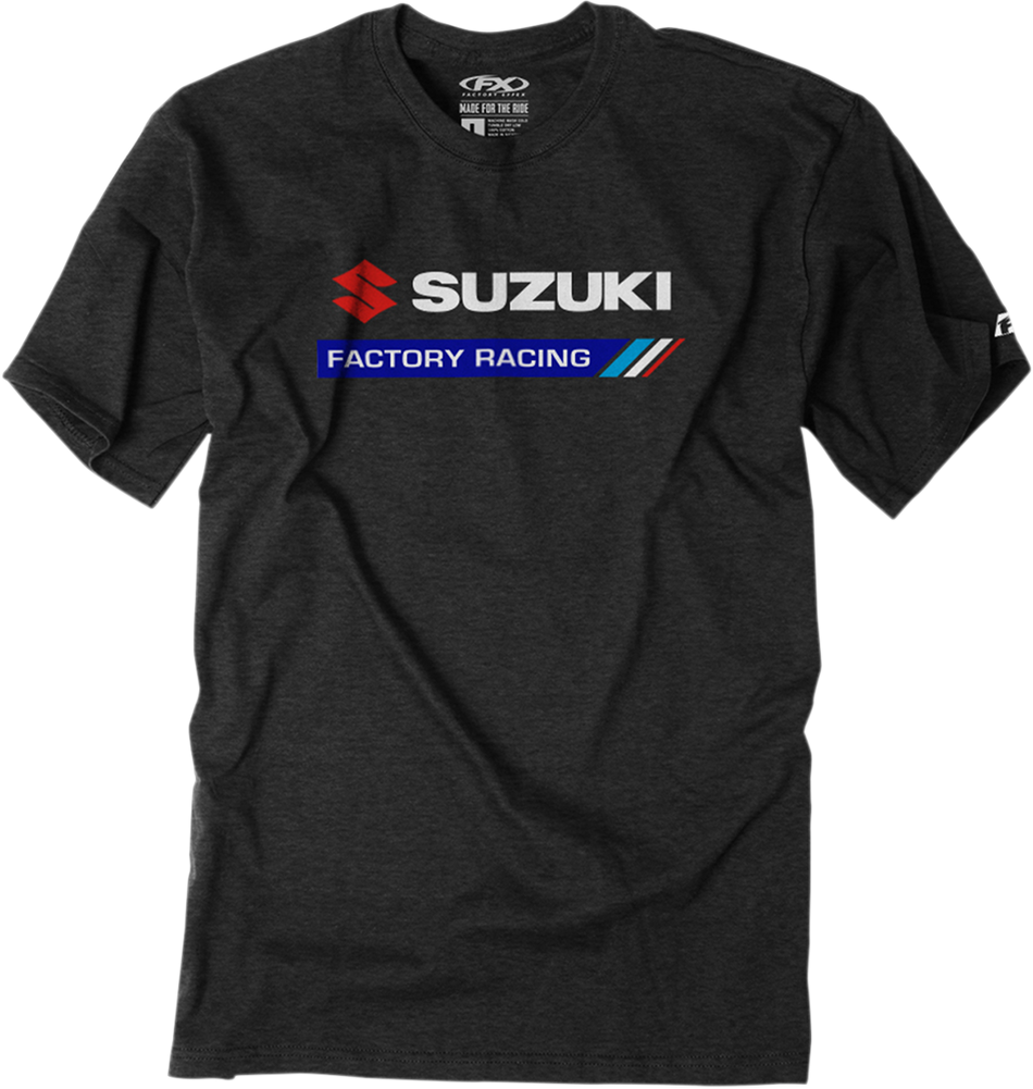 FACTORY EFFEX Suzuki Factory Racing T-Shirt - Black - Large 22-87404