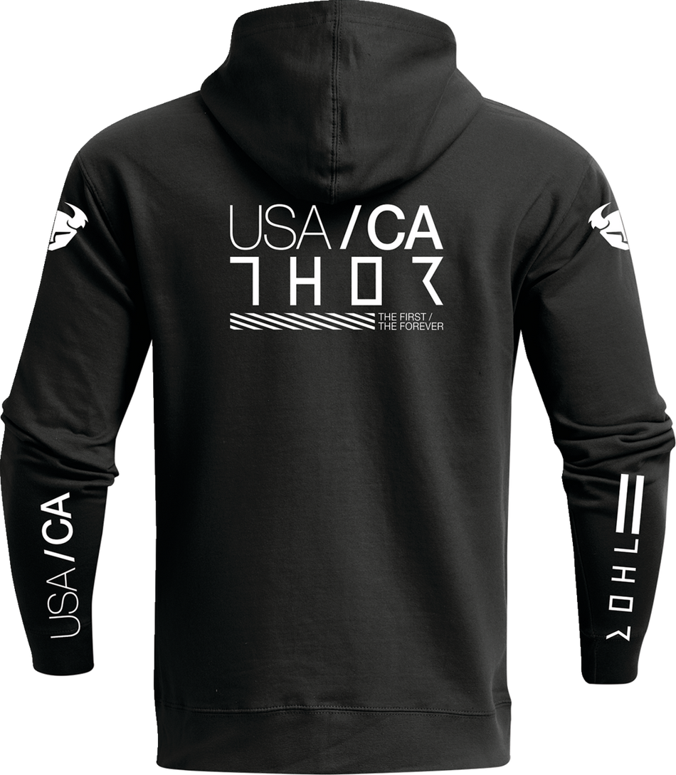 THOR Division Fleece Pullover Sweatshirt - Black - XL 3050-6304