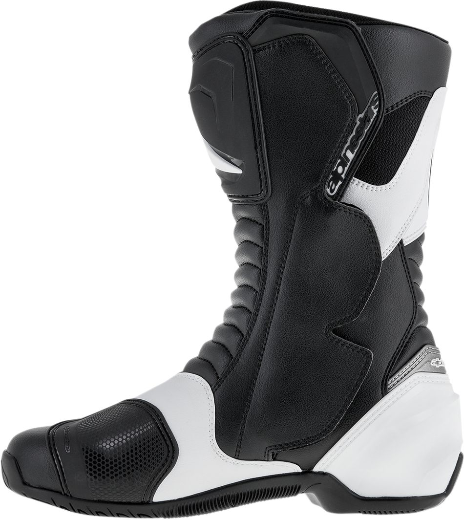 ALPINESTARS SMX-S Boots - Black/White - US 12.5 / EU 48 2223517-12-48