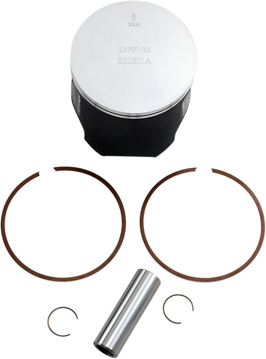 WOSSNER Piston Kit - KX500 - 85.93 mm 8228DA