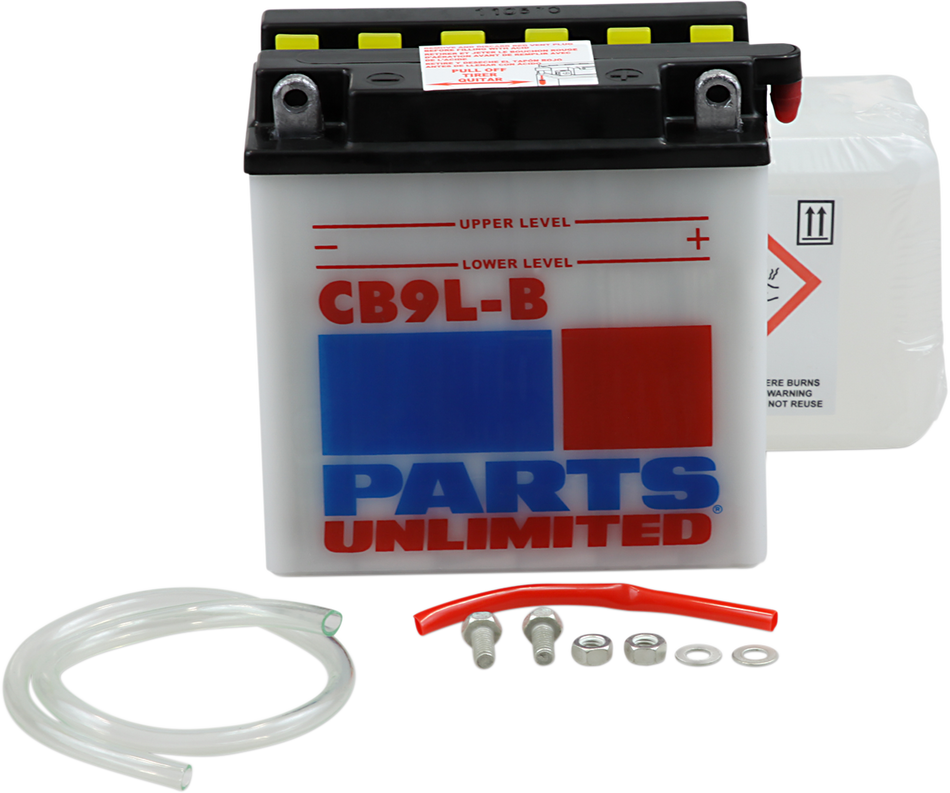 Parts Unlimited Battery - Yb9l-B Cb9l-B-Fp