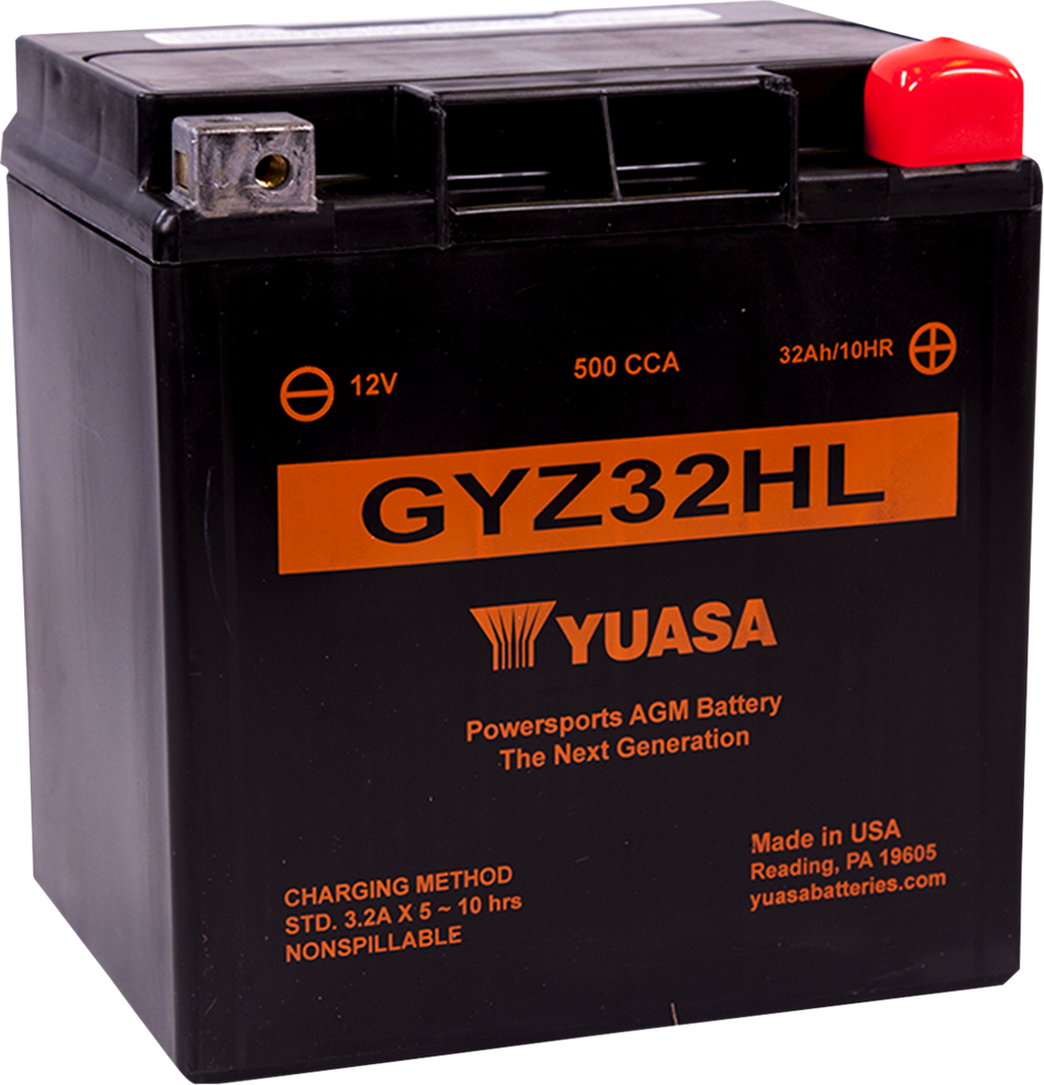 YUASA AGM Battery - GYZ32HL YUAM732HL