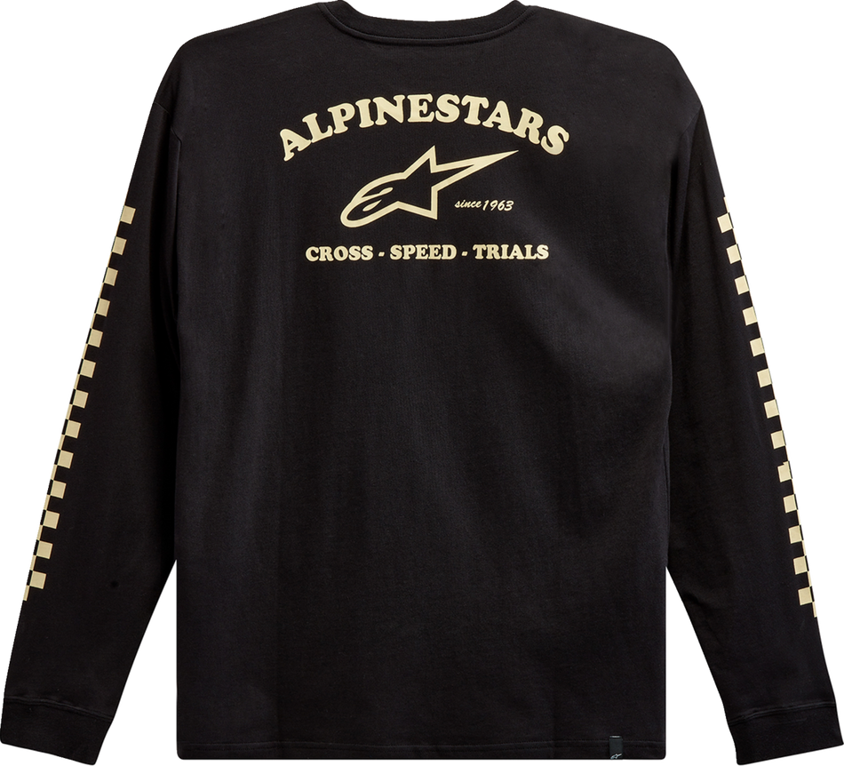 ALPINESTARS Sunday Long-Sleeve T-Shirt - Black - Large 12137184010L