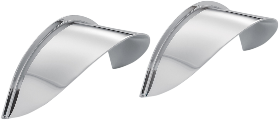 SHOW CHROME Spotlight Visors - Chrome 1-229