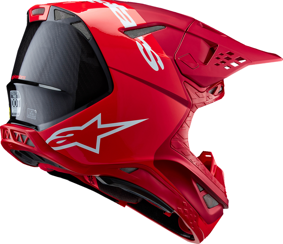 ALPINESTARS Supertech M10 Helm - Flood - MIPS® - Rot Fluo/Rot - XS 8301023-3003-XS