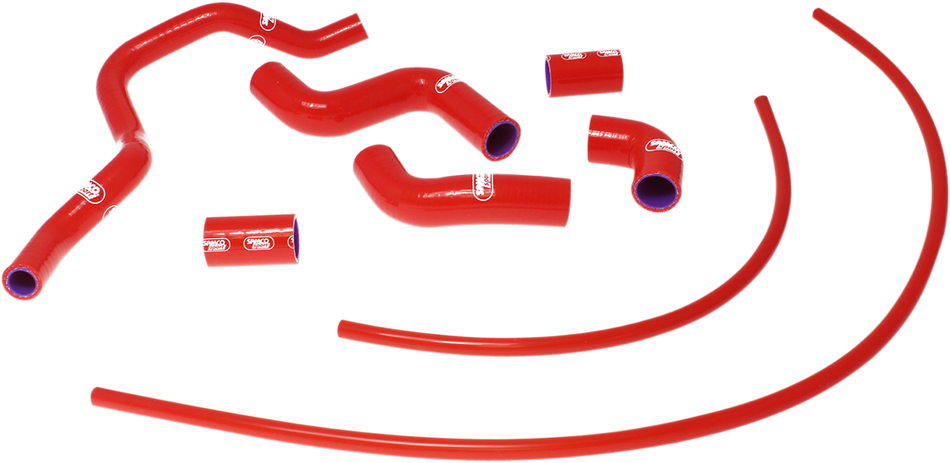 SAMCO SPORT Radiator Hose Kit - Red - Aprilia APR6-RD