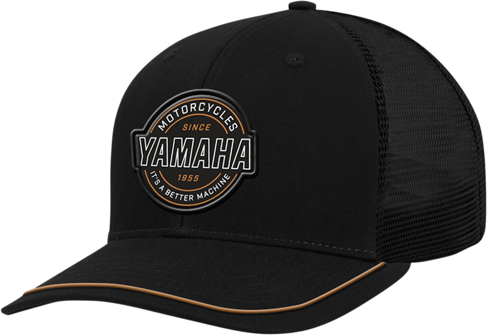 YAMAHA APPAREL Yamaha Motorrad-Patch-Mütze – Schwarz, NP21A-H2740 