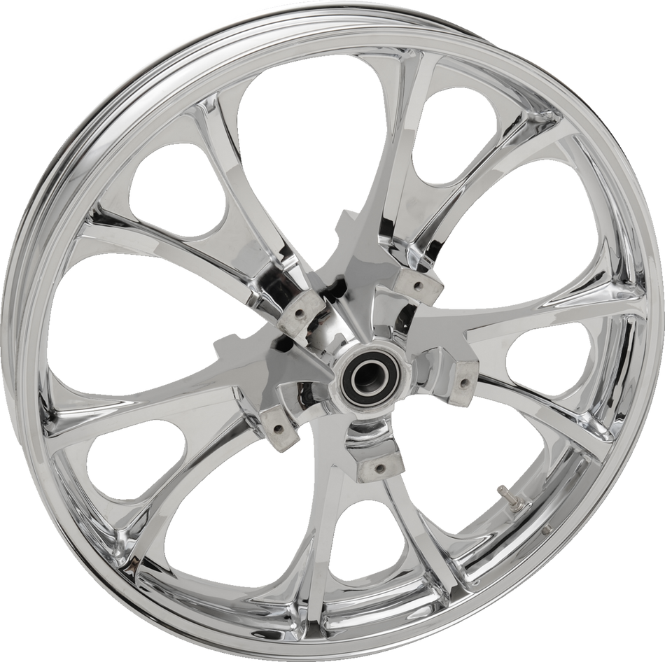 COASTAL MOTO Front Wheel - Largo 3D - Dual Disc/No ABS - Chrome - 21"x3.50" - '08+ FL 3D-LGO213CH