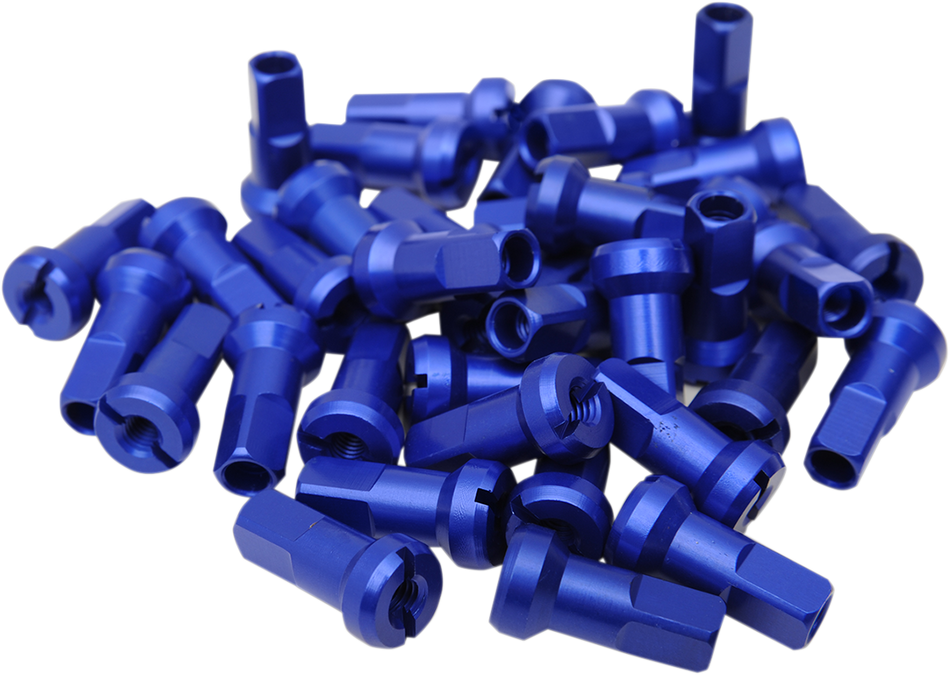 MOOSE RACING MX1 Nipple Set - Blue - 9 Gauge 24-920