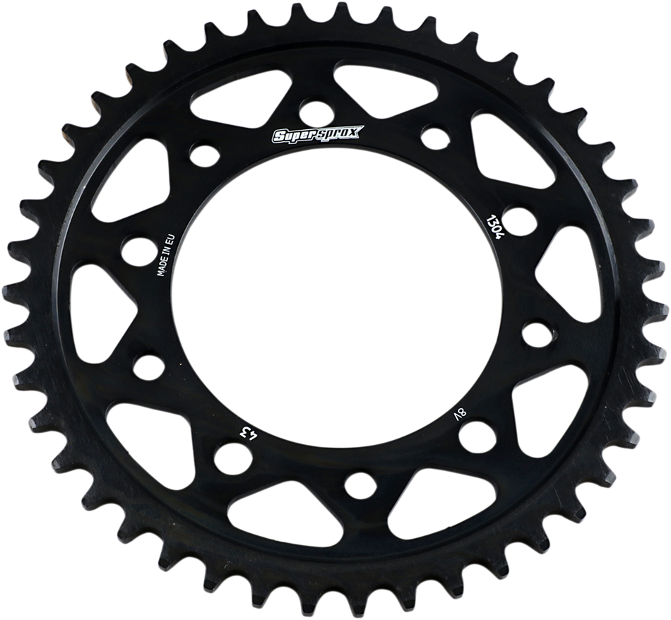 SUPERSPROX Edge Rear Sprocket - Black - 43 Tooth RFA-1304-43-BLK