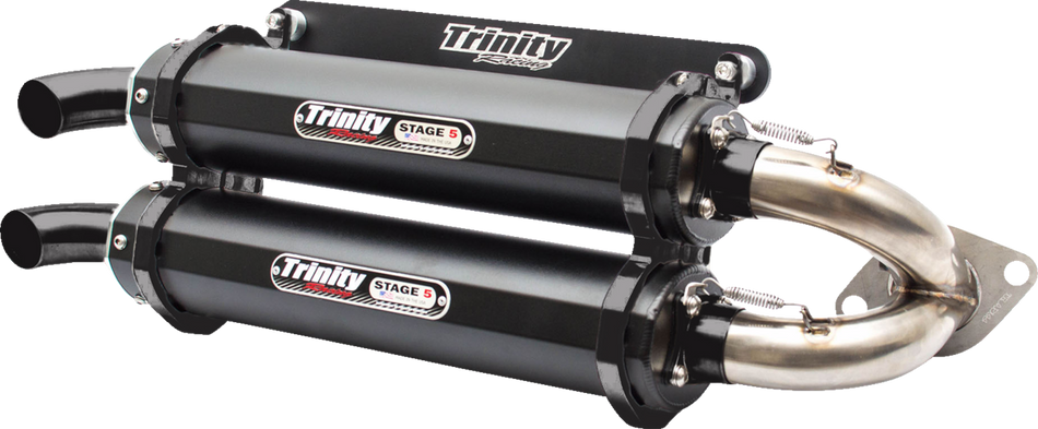 TRINITY RACING Muffler - Cerakote Black TR-4118S-C2