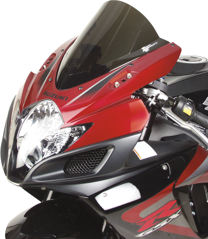 Zero Gravity Double Bubble Windscreen - Smoke - GSXR 6/750 16-110-02