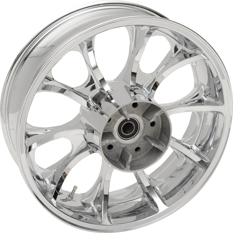 COASTAL MOTO Rear Wheel - Largo 3D - Single Disc/No ABS - Chrome - 18"x5.50" - '09+ FL 3D-LGO185CH