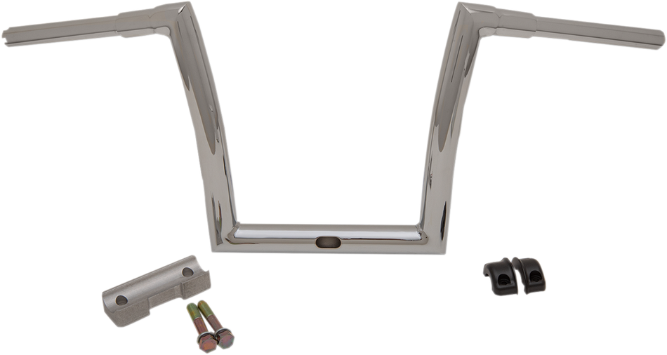 TODD'S CYCLE Handlebar - 1-1/2" Strip - Touring - 12" - Chrome 0601-5199