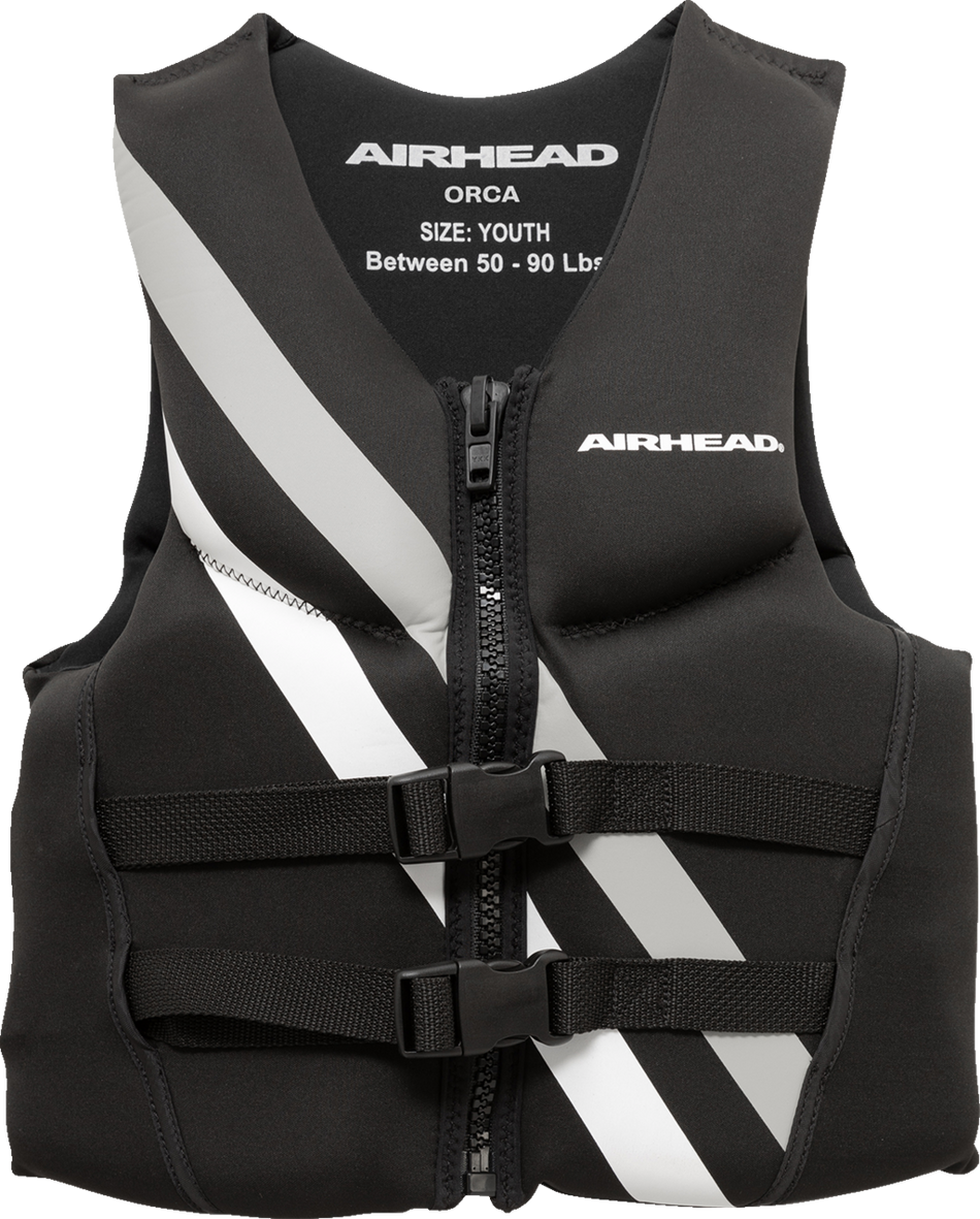 AIRHEAD SPORTS GROUP Chaleco Orca juvenil - Negro/Blanco 10075-03-B-BK 