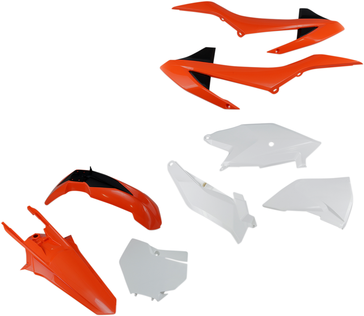 UFO-Ersatz-Bodykit – OEM Orange/Weiß/Schwarz. Farbe ist OEM für 18 KTKIT519-999.