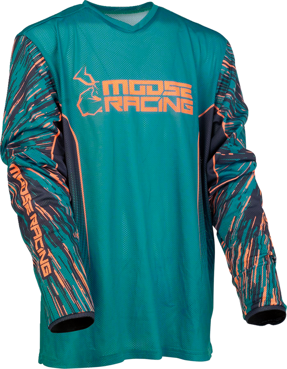 MOOSE RACING Youth Agroid Jersey - Blue/Orange - XL 2912-2333