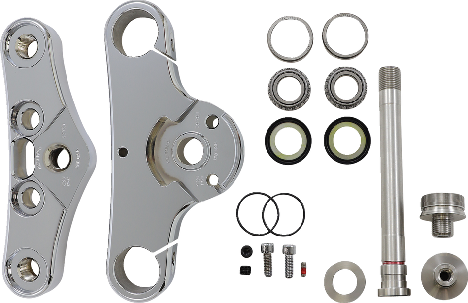 HAWG HALTERS Triple Tree Kit - Chrome - 49 mm 49WGCR6-ST18