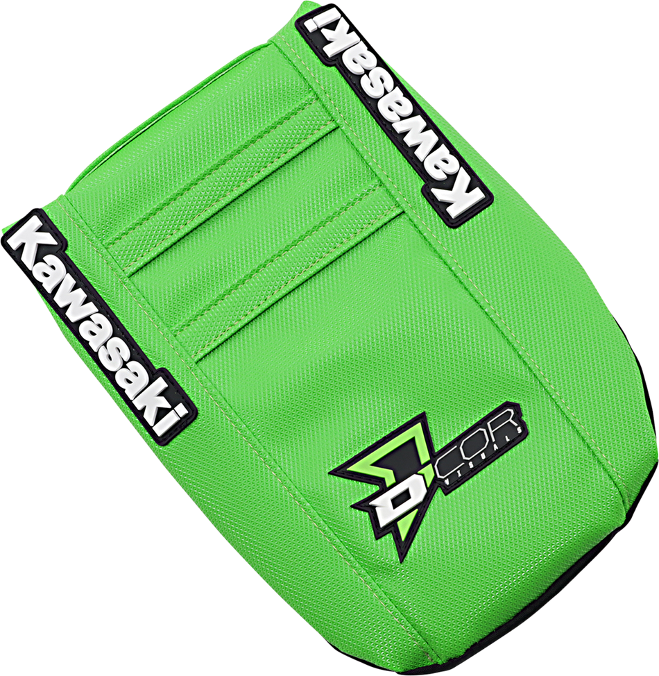 D'COR VISUALS Seat Cover - Green - KX '19-'22 30-20-483