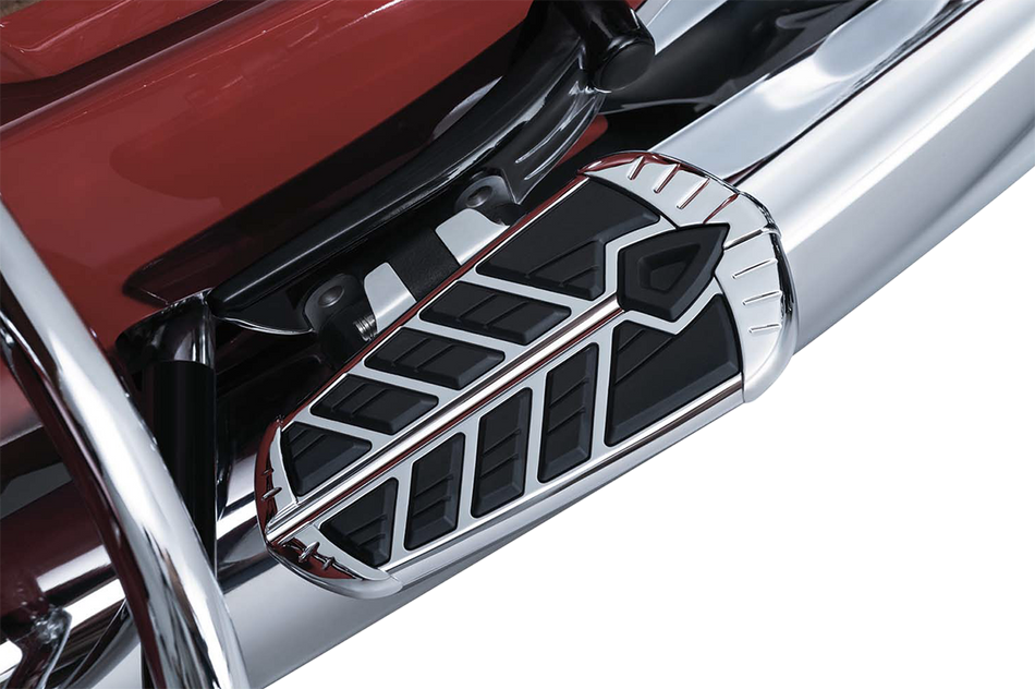 KURYAKYN Spear Floorboard Insert - Passenger - Chrome 5656