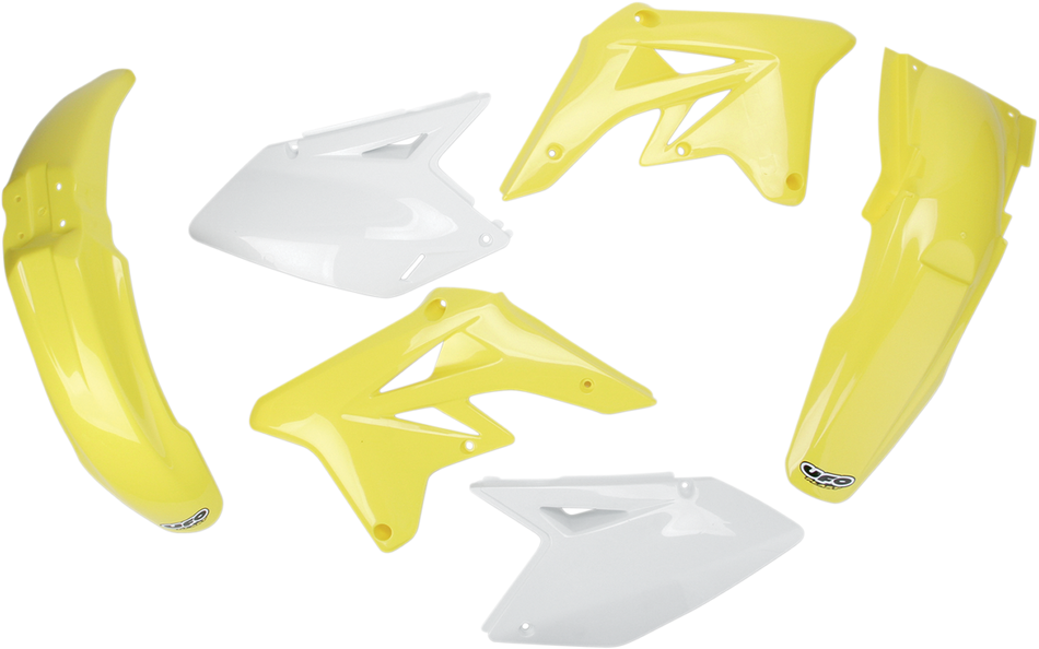 Kit de carrocería de repuesto UFO - OEM Amarillo/Blanco SUKIT407-999