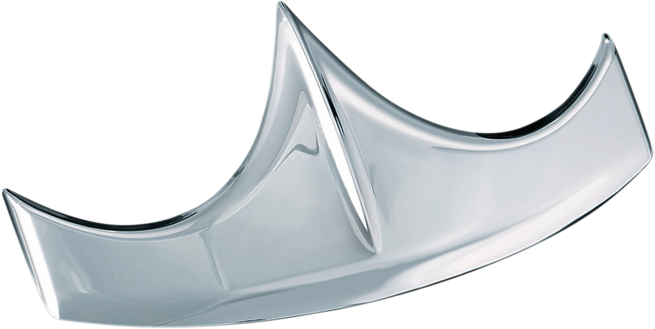 KURYAKYN Fender Tip Accent - Chrome - Front 7344