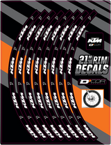 D'COR VISUALS Rim Decal - KTM Logo - 21" Front 40-80-204