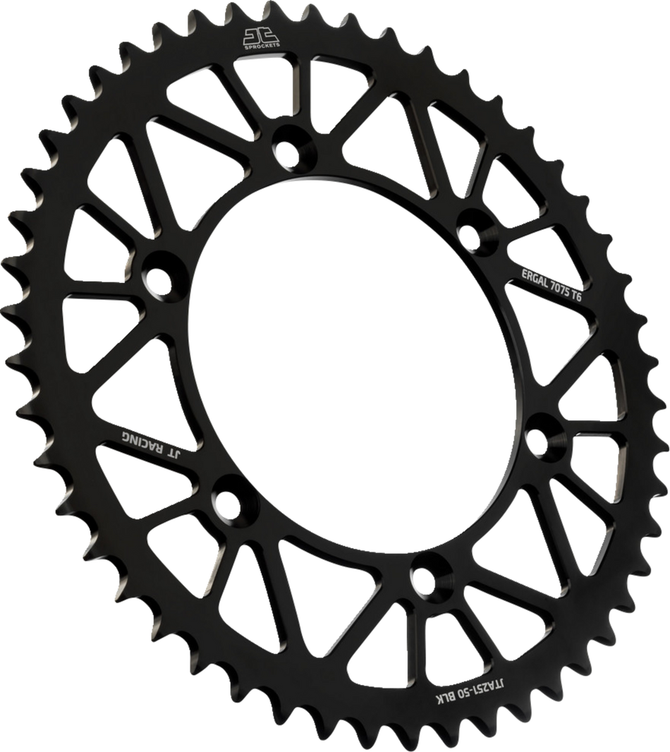 JT SPROCKETS Rear Sprocket - Black - 50 Tooth - Yamaha JTA251.50BLK