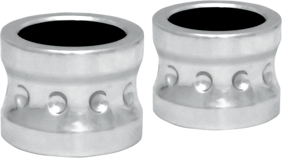 COVINGTONS Axle Spacer - Dimpled - Chrome - Non-ABS - FLT C0013-C