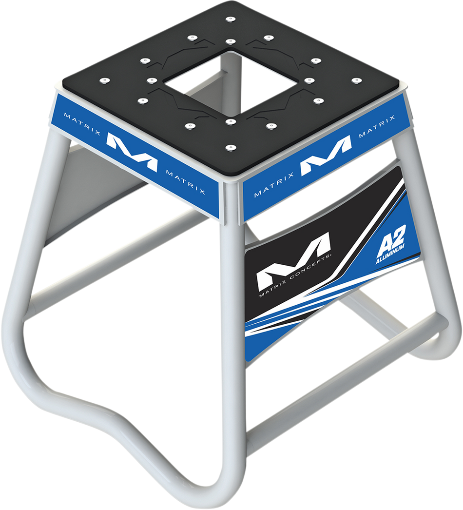 MATRIX CONCEPTS,LLC A2 Stand - Aluminum - Blue/White A2 103