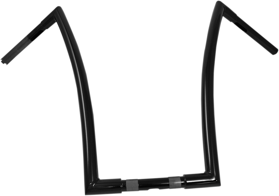 TODD'S CYCLE Handlebar - Strip - 1-1/4" - 20" Rise - Black 0601-3977