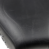 MUSTANG Breiter Rücksitz - mit Nieten - Schwarz - Softail '84-'99 75509 