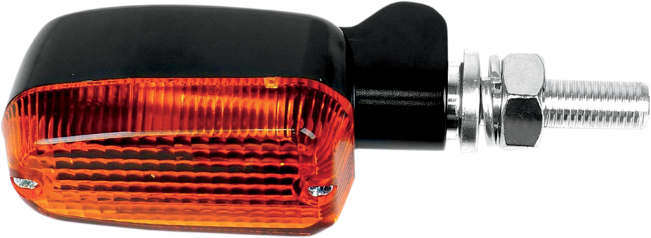 K&S TECHNOLOGIES Marker Light - Single Filament - Black/Amber 25-8300BK